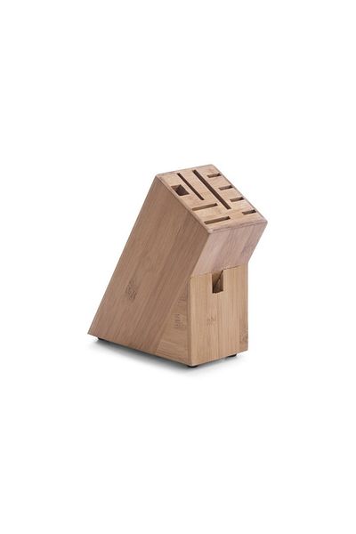 zeller θήκη μαχαιριού από μπαμπού, 22 x 22 x 9 εκ., καφέ