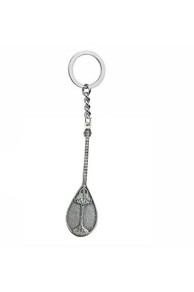 Herşey Nota Aegean Wind |   Unisex Keychain with Buzuki Figure