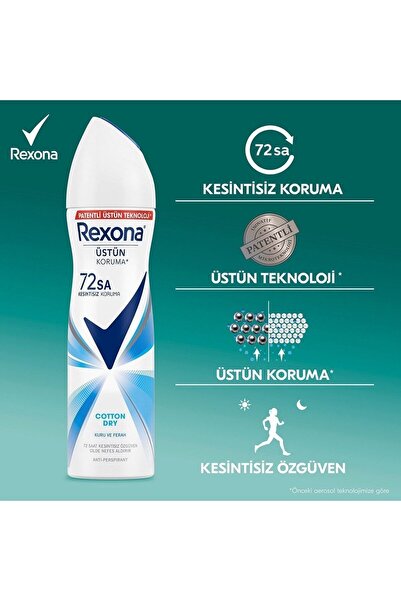 Rexona Deodorant Cotton Dry 150 ML - 6'lı  Paketi