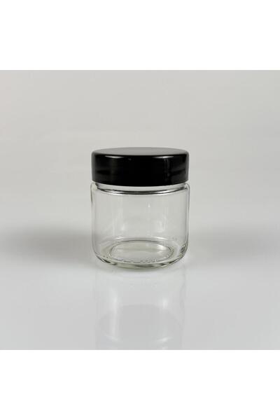 junibeliw 100ml Çok Amaçlı Şeffaf Cam Kavanoz Losyon Krem Kavanozu Plastik Ka...