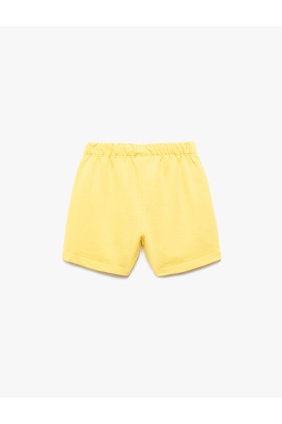 Koton Basic Shorts with Pocket Detail and Lace-Up Waist