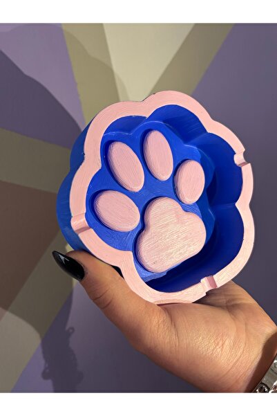 Espejo Pati Tasarımlı Renkli El Yapımı Küllük