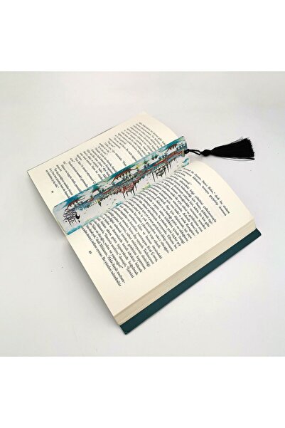 Souvenest آيا صوفيا، فاصل كتابي مطبوع ومزين بشراشيب (إشارة مرجعية هدية، إشارة...