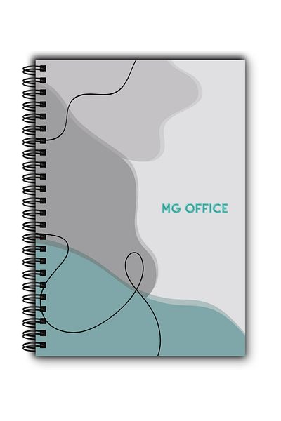 MG Office A5 Quartz Velin Notebook – MG Office – Metal spiral, 80 sheets, thick paper, soft cover