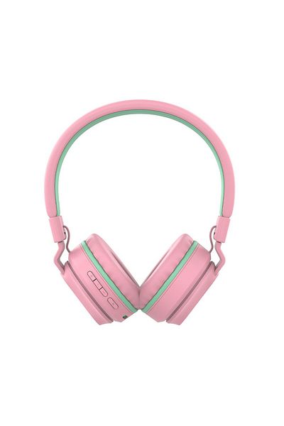 TELLUR Buddy Over-Ear Bluetooth Headphones, pink