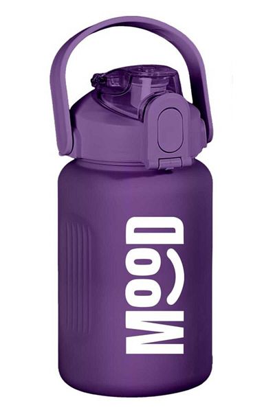 Espas Home Mood Sports Bottle - 1000 ml Healthy Material, Locking Cover, Water Leak Proof Design - Purple