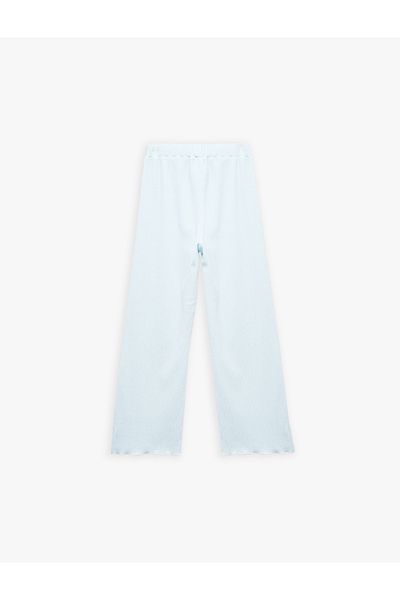 Koton Pantaloni largi din amestec de viscoză cu talie elastică