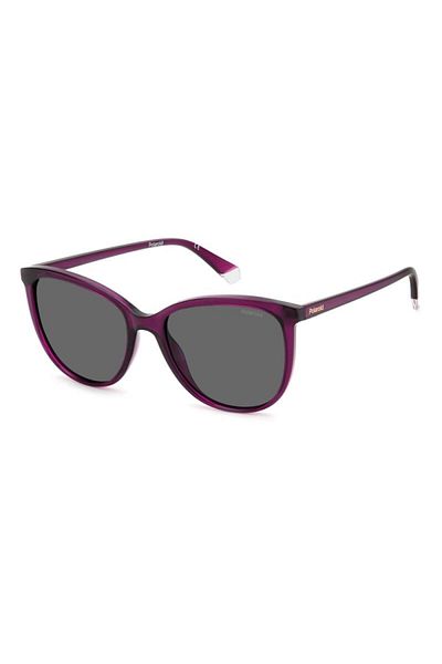 Polaroid Ochelari de soare pentru femei Pld 4138/s B3v/m9, violet, fluture, 55 mm
