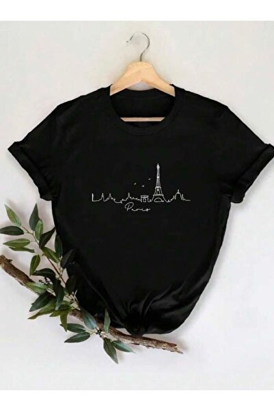 YRN COLLECTION Tricou de bază imprimat cu model Roma