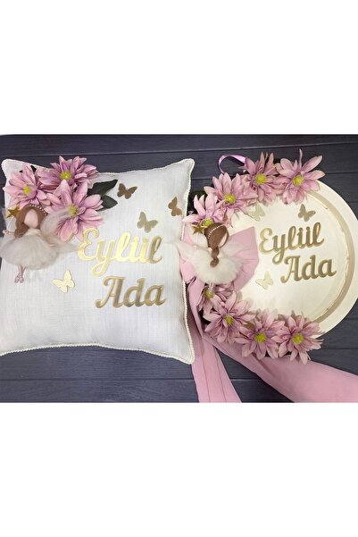 Çemrek Süs Parti Σετ στολισμού πόρτας και μαξιλαριών κοσμημάτων Fairy Girl με...