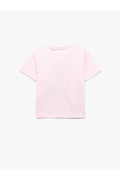 Koton Licensed Tweety and Sylvester Printed Short Sleeve Crew Neck Cotton T-Shirt