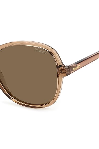 Polaroid Ochelari de soare pentru femei Pld 4136 10a/sp, crem, fluture, 54 mm