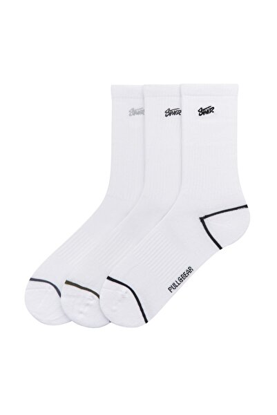 Pull & Bear Pack of 3 pairs of sports socks