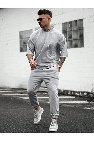 PERISENSE Tricou simplu neimprimat pentru bărbați - mânecă scurtă cu gât supr...