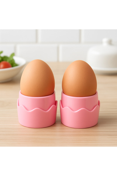 LUCES DESİGN Piramit Yumurtalık 6 Adet, 6'lı Gıda ile Temasa Uygun Plastik Yumurtalık