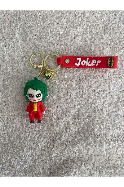 KAYLANIN DÜNYASI Joker Keychain,3D,Silicone,Bag Ornament,Luxury