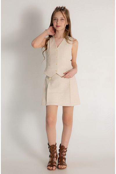 DMB BOYS & GIRLS Girls Shorts Skirt Linen Suit