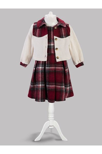 Cherrys Bebek Plaid Nina Jacket Plaid Dress