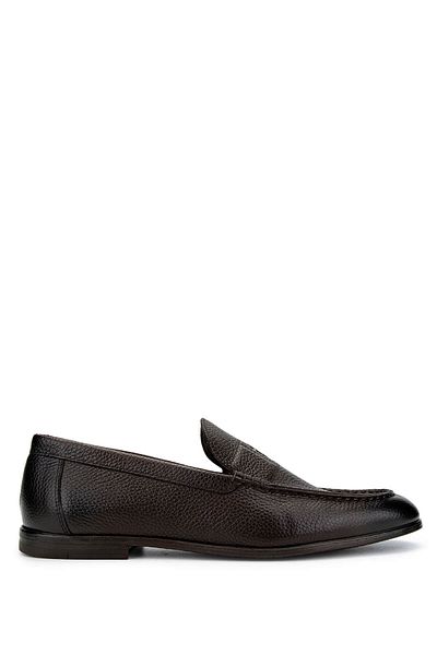 Tamer Tanca Men's Genuine Leather Brown Loafer Shoes