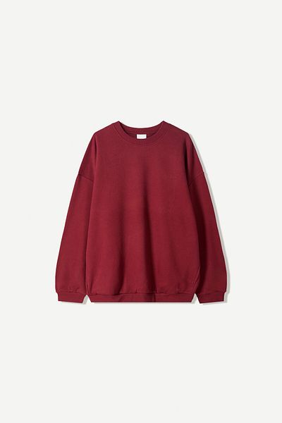 Bershka Oversize sweatshirt with pockets