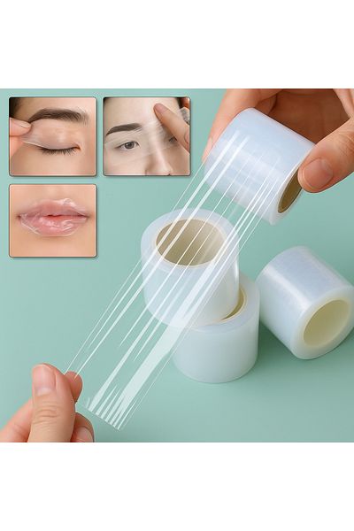 Nano Absolute Eyebrow Eyelash Lip Nail Stretch Film |   Permanent Makeup Lamination Protection Transparent Film Tape