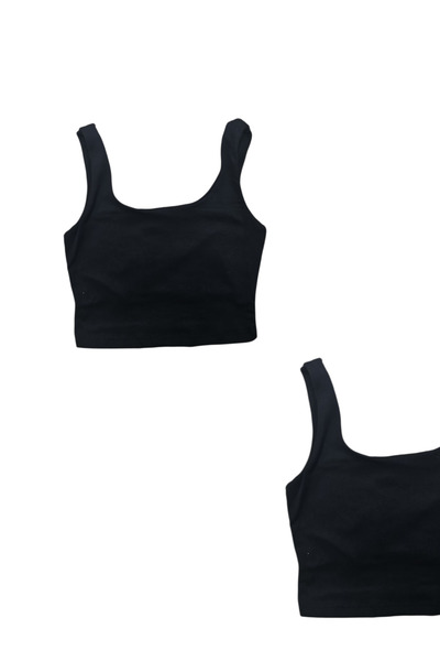 Biberon Çocuk Giyim Modakay Strap Crop Double Layer Does Not Show Underwear 8/13
