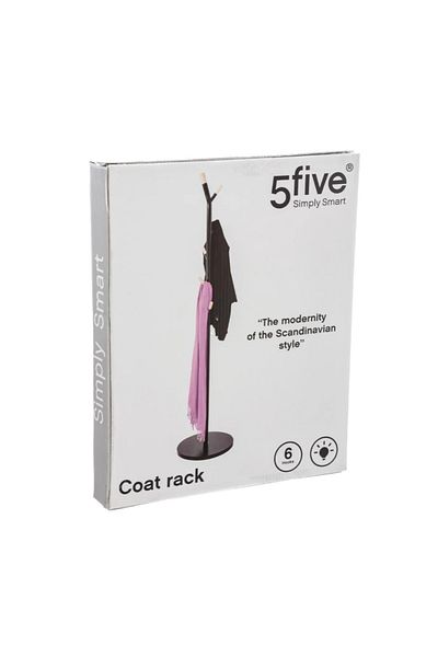5 five simply smart Umeraș Vejen Black, metal, negru, 40 x 175 cm