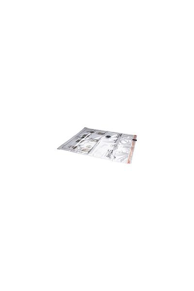 5 five simply smart Set of 4 vacuum bags for clothes S, transparent, 49 x 59 cm
