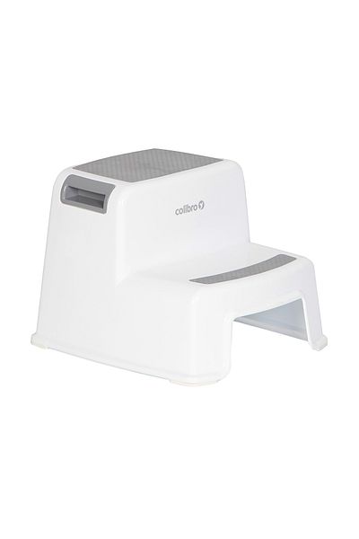 Colibro Colibro STEP TWO double children's step for the bathroom, with non-slip surface and base, Dove