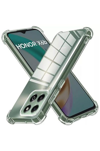SKYDDAR INNOVATION Husă pentru Honor X6b, SKYDDAR INNOVATION, antișoc transparentă din Silicon Slim, transparentă, set de autocolante