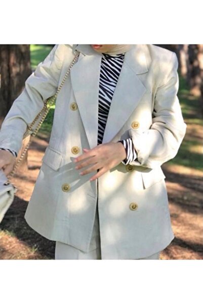 PELMA MODA Bej Renk Blazer Ceket