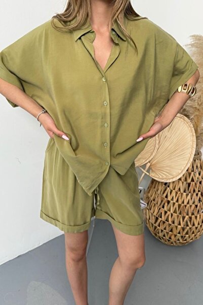 bb butik basic Σετ Star με ντραπέ σορτς ST2309