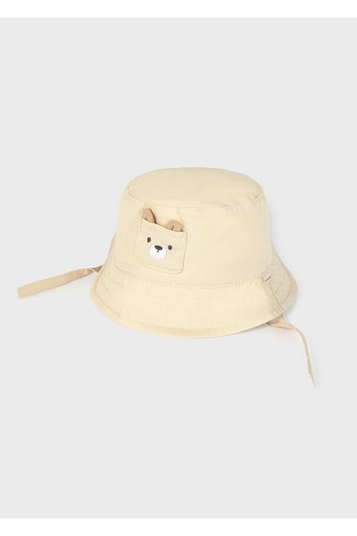 MAYORAL Baby Double Sided Teddy Bear Hat Cream 9881