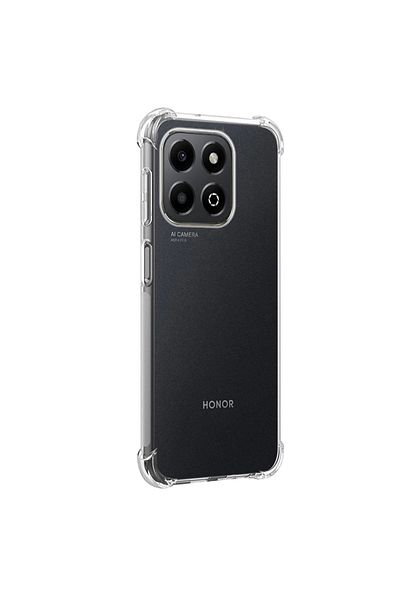 SKYDDAR INNOVATION Husă pentru Honor X6b, SKYDDAR INNOVATION, antișoc transparentă din Silicon Slim, transparentă, set de autocolante