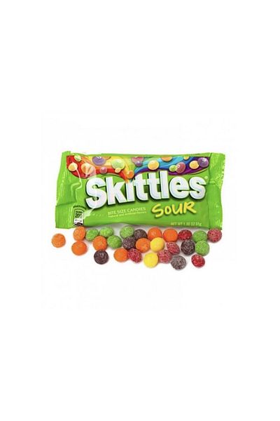 Skittles Sour Candy Single Pack, 1.8 ounce (51g)