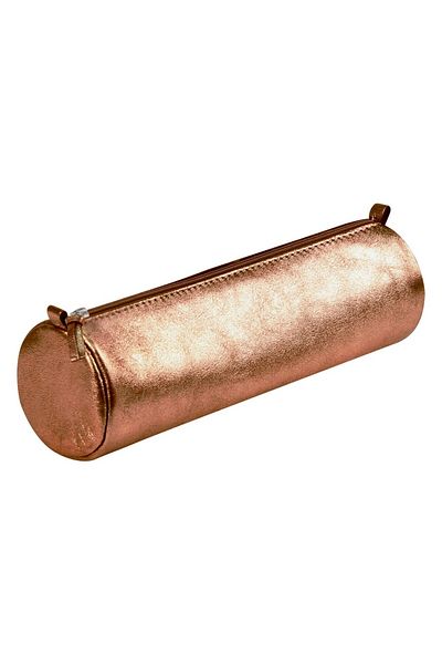 Clairefontaine Cylindrical Leather Pencil Case Cuirise, Brown