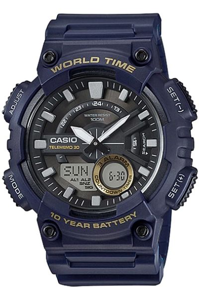 Casio Men's Watch, Casio, Collection AEQ AEQ-110W-2A