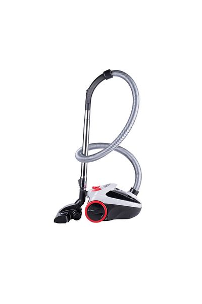 DİRT DEVIL Aspirator cu sac Dirt Devil DD2001, Putere: 800W, Filtru HEPA 10, Capacitate sac 2L, Alb-Roșu