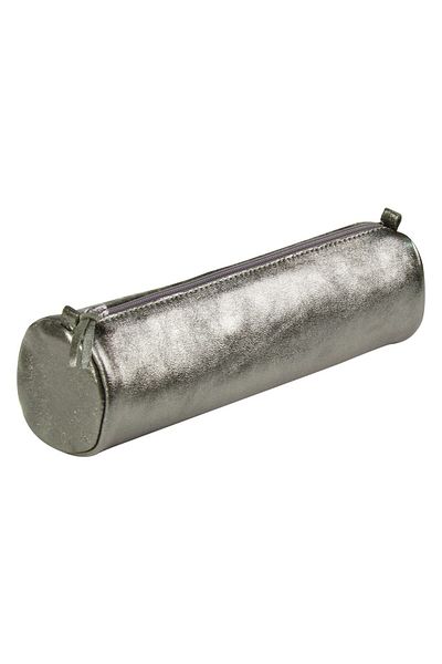 Clairefontaine Cylindrical Leather Pencil Case Cuirise, Graphite