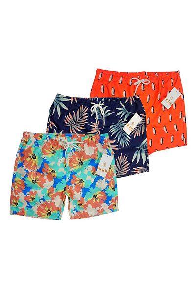 essentialneedsforall 3 PIECES MEN BEACH/SWIM SHORTS SUMMER COLLECTION