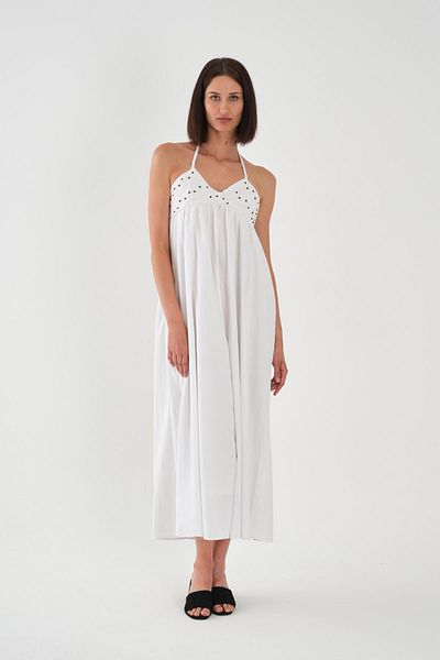 ALEXANDERGARDI Rochie maxi cu decolteu Halter Brode