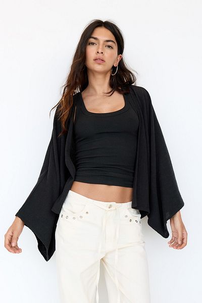 Pull & Bear Short rustic kimono