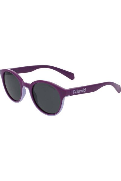 Polaroid Polarized Sunglasses for Girls Polaroid PLD 8040/S RY8/M9, Plastic, Purple, 44 mm