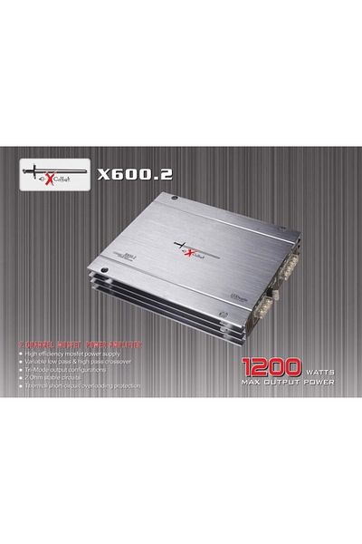 Excalibur X600.2 AMPLIFICATOR EXCALIBUR PE 2 CANALE, 1200W
