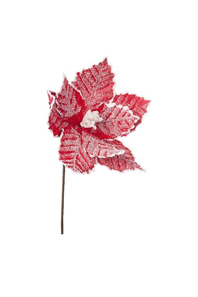 Decorer Red artificial Christmas tree Enid 27x25 cm