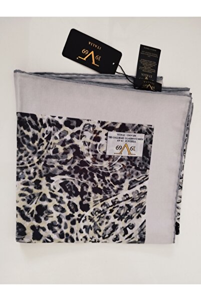 19V69 ITALIA İTALYAN ŞİFON 110X100 V02 EŞARP