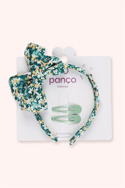 Panço Kız Çocuk Taç Toka Seti