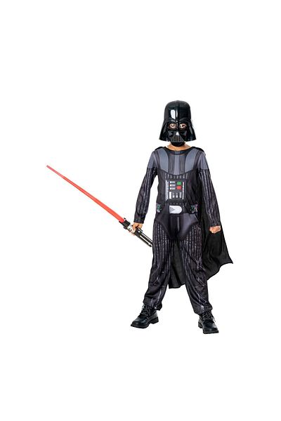 Disney Costum Darth Vader cu sabie laser pentru copii - Star Wars 7-8 ani 122-128 cm