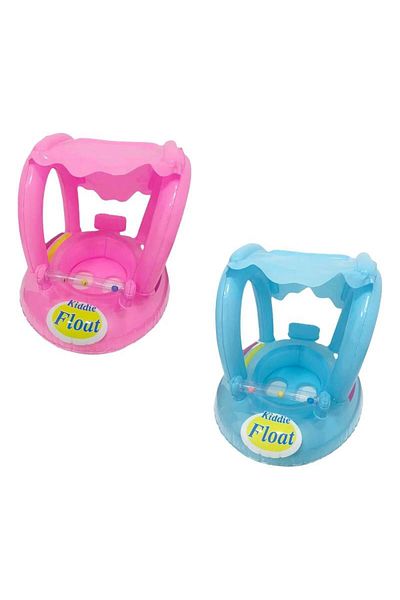 DAR Baby swimming ring, with safety seat and sunshade, ecological PVC