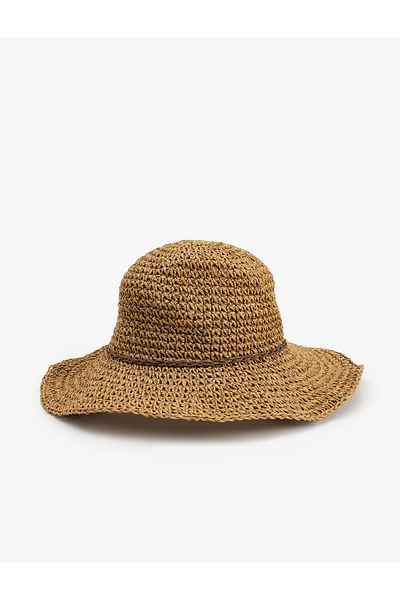 Koton Straw Hat with Band Detail
